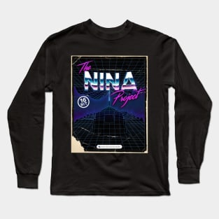 Stranger Things "The Nina Project" 16 bit - vintage retro 80s nostalgia design Long Sleeve T-Shirt